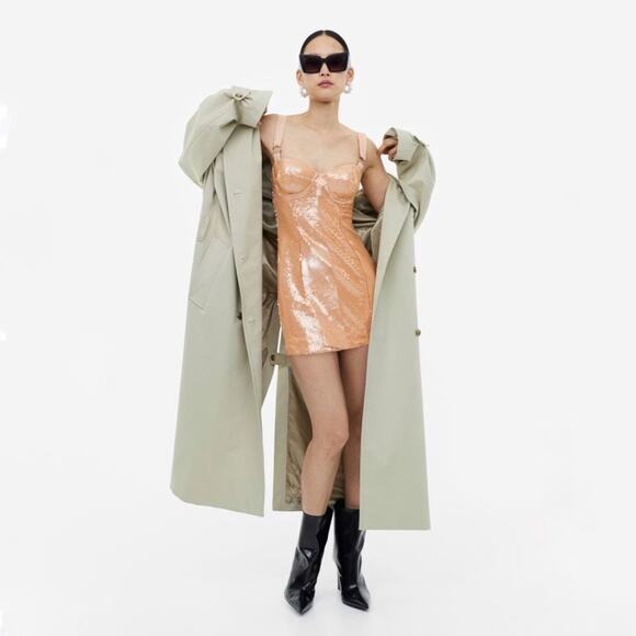 NWT H&M Sequined Mini Dress Studio Collection SS23 | Size S - Picture 4 of 10